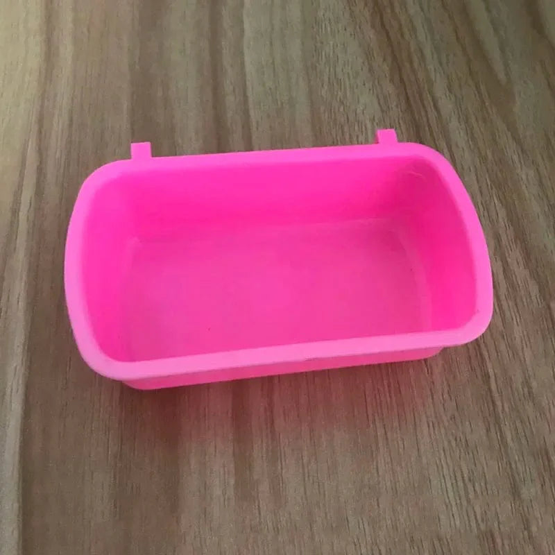 Hangable Plastic Hamster Squirrel Food Feeder Small Pets Water Drinking Bowl Food Bowl Pets Hamster Cage Product Accessories | Stornfield