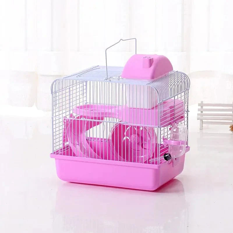 Hamster Cage Glamping Accessories Mouse Toy Villa Small House Hideout Hut Plastic Pet Travel Rat | Stornfield