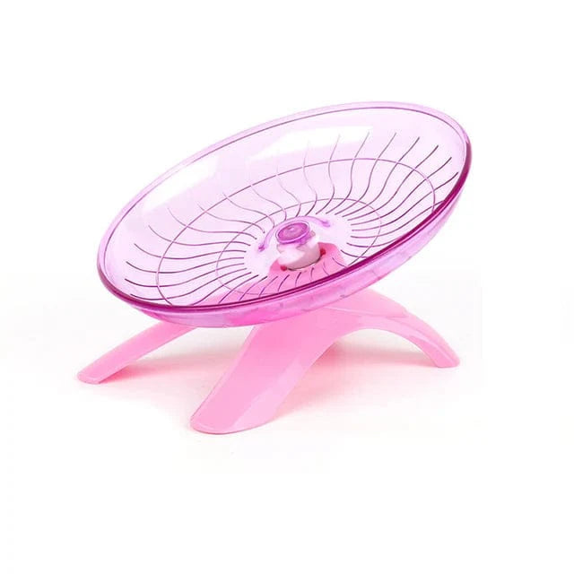 Pet Hamster Running Wheel Mute Flying Saucer Steel Axle Wheel Running Disc Toys Cage Small Animal Hamster Accessories | Stornfield