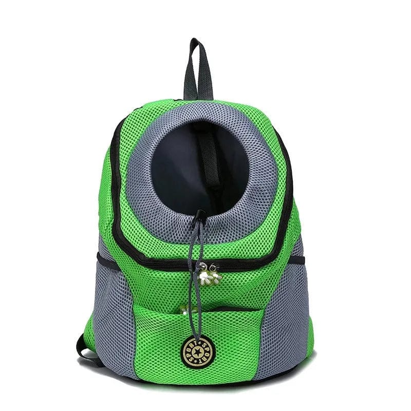 Portable Dog Carry Pack Travel Breathable Pet Dog Bag Carrying Out Double Shoulder Dog Backpacking Carrier with Chihuahua Puppy | Stornfield