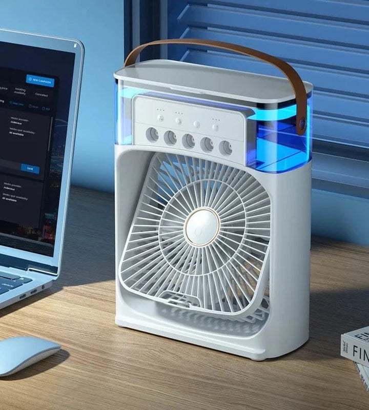 Portable Humidifier Fan Air Conditioner Household Small Air Cooler Hydrocooling Portable Air Adjustment For Office 3 Speed Fan | Stornfield