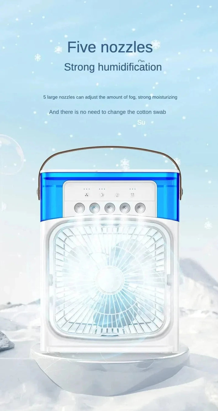 Portable Humidifier Fan Air Conditioner Household Small Air Cooler Hydrocooling Portable Air Adjustment For Office 3 Speed Fan | Stornfield