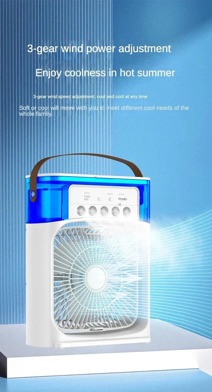 Portable Humidifier Fan Air Conditioner Household Small Air Cooler Hydrocooling Portable Air Adjustment For Office 3 Speed Fan | Stornfield