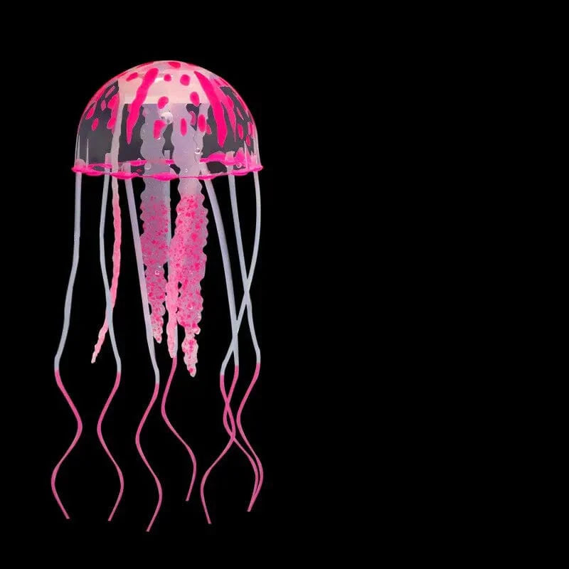 Artificial Jellyfish Fluorescent Transparent Floating Simulated Jellyfish Landscape Fish Tank Fish Pet Decorations Supplies | Stornfield