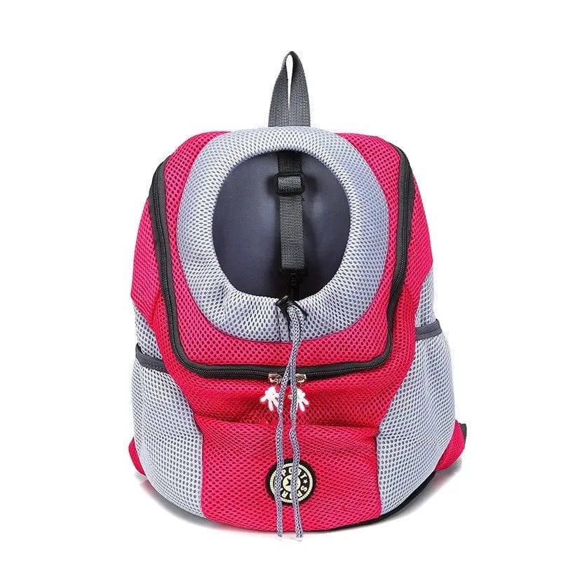 Portable Dog Carry Pack Travel Breathable Pet Dog Bag Carrying Out Double Shoulder Dog Backpacking Carrier with Chihuahua Puppy | Stornfield