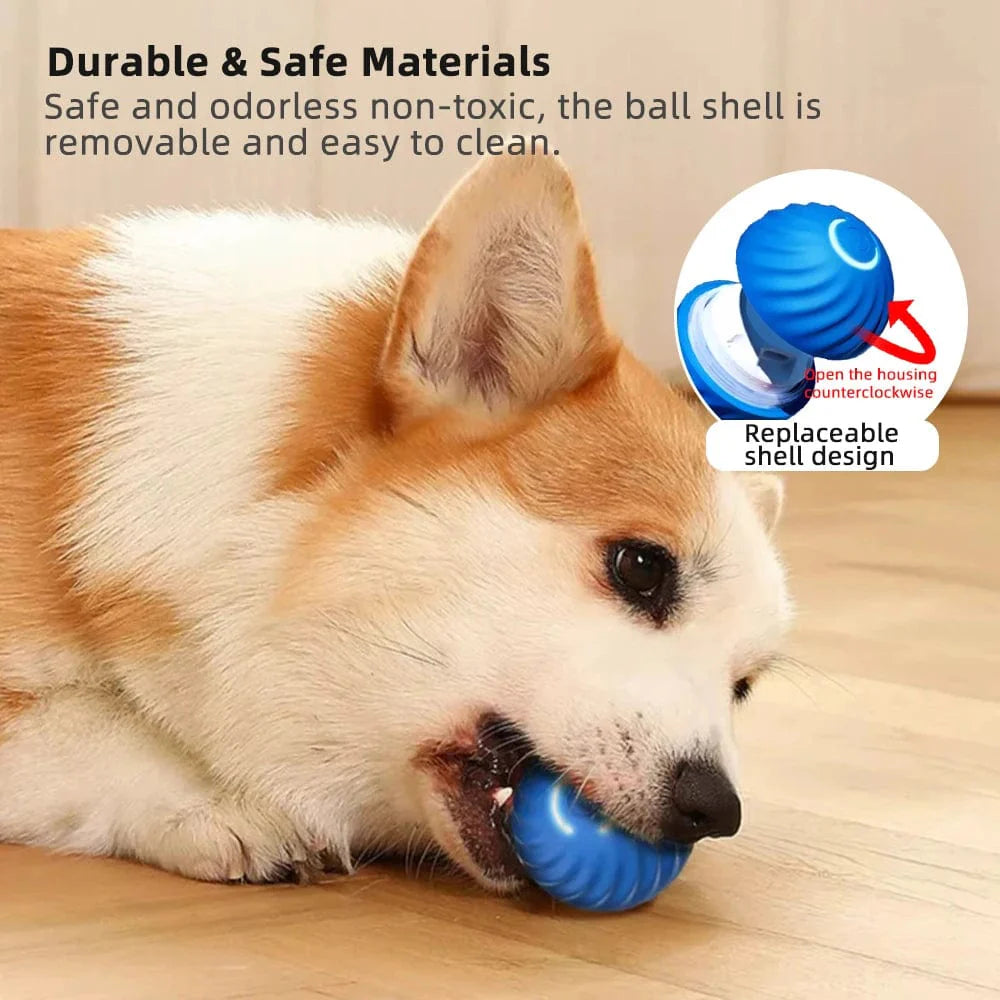Smart Dog Toy Ball Electronic Interactive Pet Toy Moving Ball USB Automatic Moving Bouncing for Puppy Birthday Gift Cat Product | Stornfield