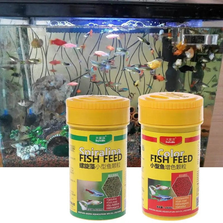 Spirulina Food Tropical Fish Nutrition For Aquarium Fish Tank Color Enhanced Food | Stornfield
