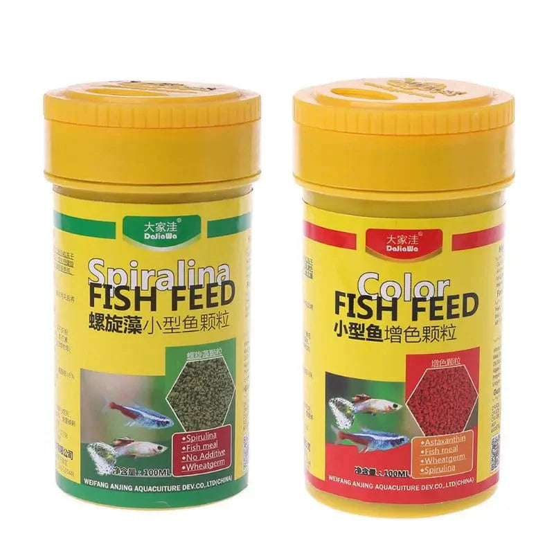 Spirulina Food Tropical Fish Nutrition For Aquarium Fish Tank Color Enhanced Food | Stornfield