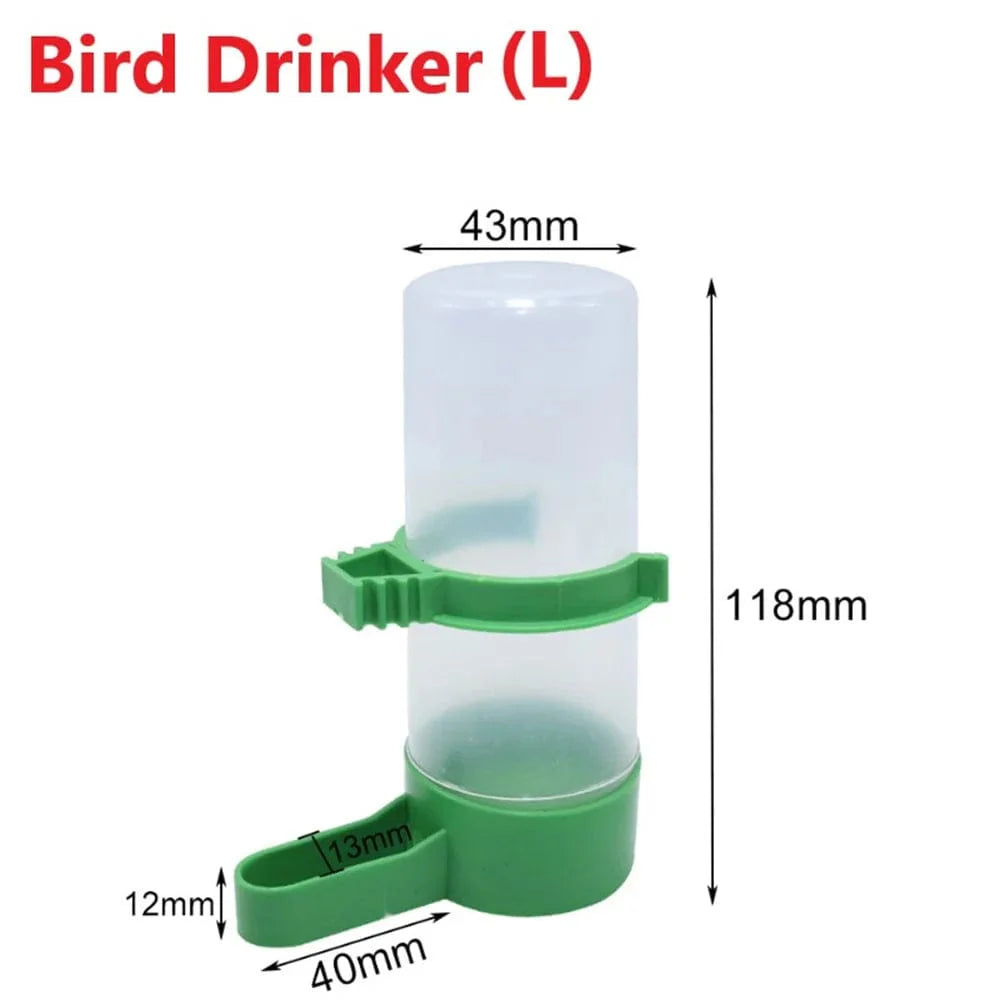 1/2/4PCS Bird Feeder Plastic Food Water Feeding Automatic Drinker Parrot Pet Parrot Drinking Cup Bowls Pet Bird Supplies | Stornfield