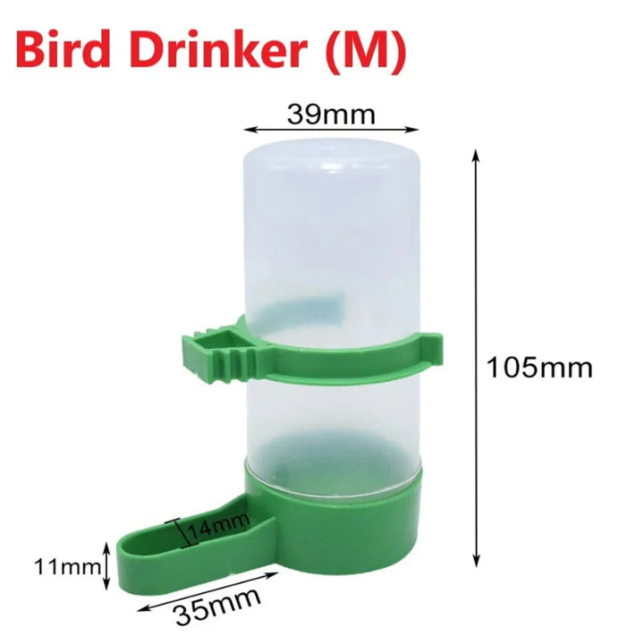 1/2/4PCS Bird Feeder Plastic Food Water Feeding Automatic Drinker Parrot Pet Parrot Drinking Cup Bowls Pet Bird Supplies | Stornfield