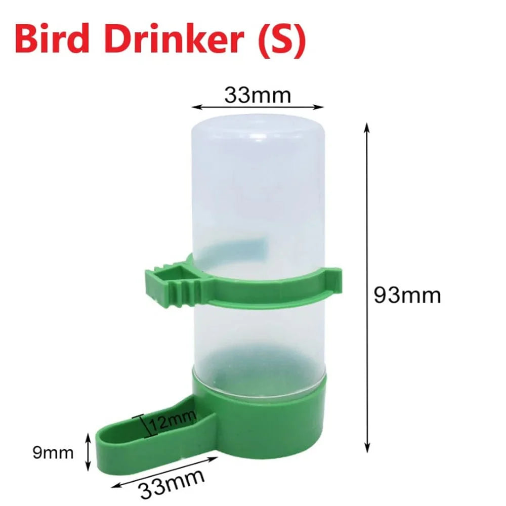 1/2/4PCS Bird Feeder Plastic Food Water Feeding Automatic Drinker Parrot Pet Parrot Drinking Cup Bowls Pet Bird Supplies | Stornfield