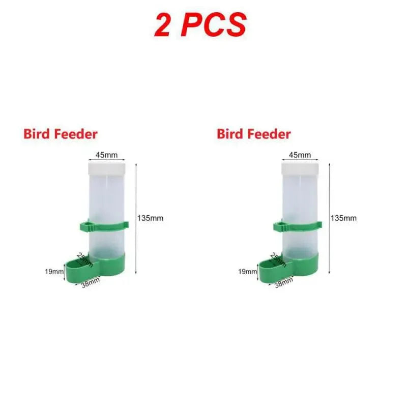 1/2/4PCS Bird Feeder Plastic Food Water Feeding Automatic Drinker Parrot Pet Parrot Drinking Cup Bowls Pet Bird Supplies | Stornfield