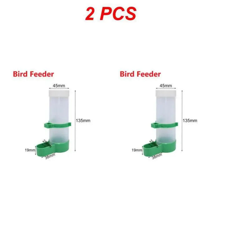 1/2/4PCS Bird Feeder Plastic Food Water Feeding Automatic Drinker Parrot Pet Parrot Drinking Cup Bowls Pet Bird Supplies | Stornfield
