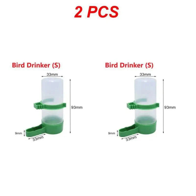 1/2/4PCS Bird Feeder Plastic Food Water Feeding Automatic Drinker Parrot Pet Parrot Drinking Cup Bowls Pet Bird Supplies | Stornfield