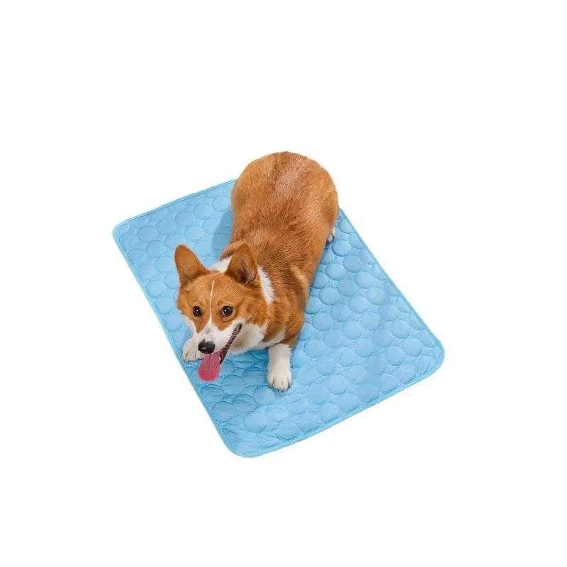 Summer Cooling Pet Mat Gel Ice Pad for Dogs Cats Breathable Soft Kennel Bed Non-Slip Hot Weather Cool Pad Pet Supplies | Stornfield