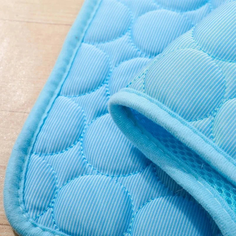 Summer Cooling Pet Mat Gel Ice Pad for Dogs Cats Breathable Soft Kennel Bed Non-Slip Hot Weather Cool Pad Pet Supplies | Stornfield