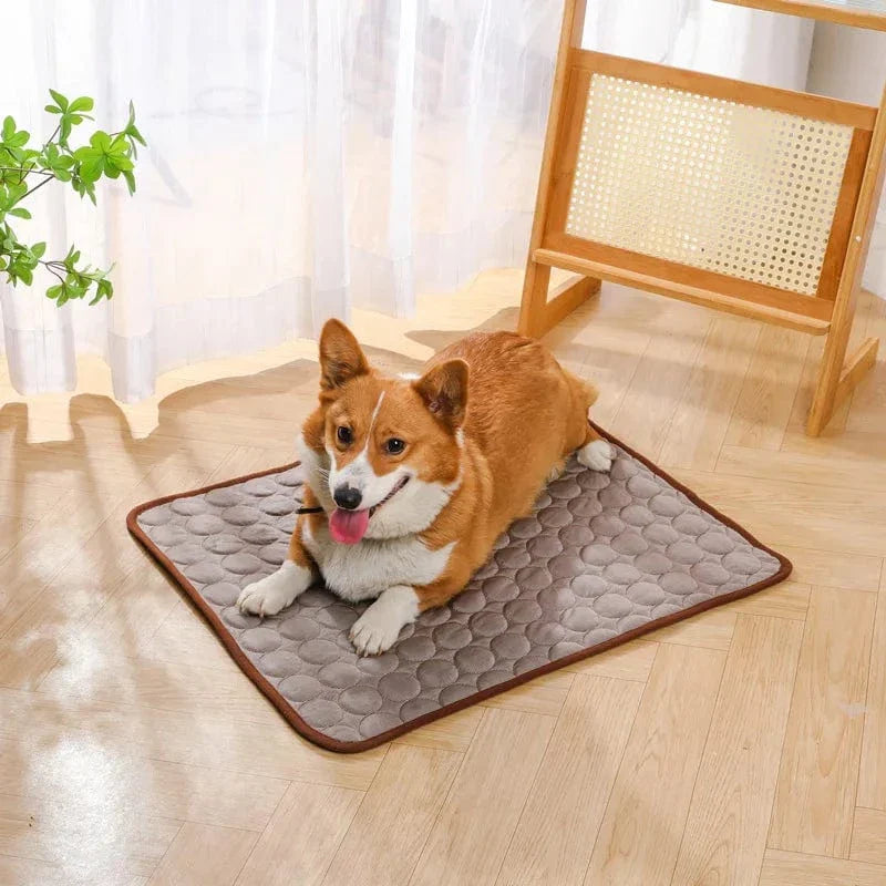 Summer Cooling Pet Mat Gel Ice Pad for Dogs Cats Breathable Soft Kennel Bed Non-Slip Hot Weather Cool Pad Pet Supplies | Stornfield