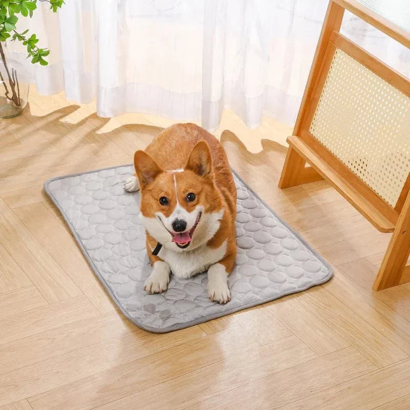 Summer Cooling Pet Mat Gel Ice Pad for Dogs Cats Breathable Soft Kennel Bed Non-Slip Hot Weather Cool Pad Pet Supplies | Stornfield