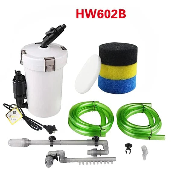 SUNSUN aquarium filter ultra-quiet external aquarium filter bucket 110V-220V / 6W / HW-602 / HW-603 / HW-602B / HW-603B | Stornfield
