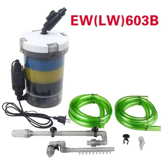 SUNSUN aquarium filter ultra-quiet external aquarium filter bucket 110V-220V / 6W / HW-602 / HW-603 / HW-602B / HW-603B | Stornfield