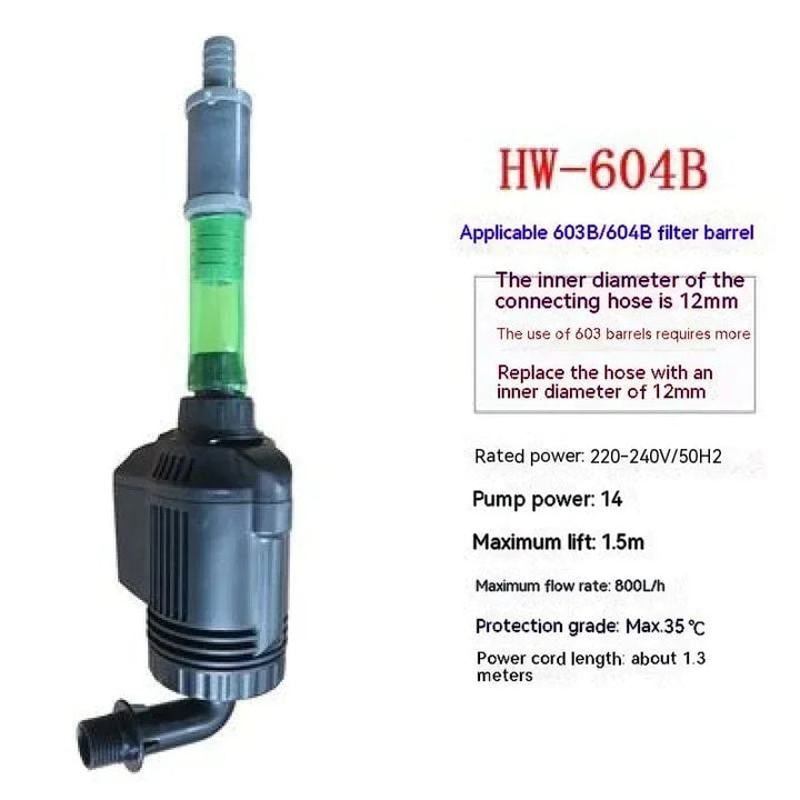 SUNSUN JP-450g water pump new version 6W suitable for HW-602B 603B 604B external filter aquarium fish tank 400L/H 800L/H | Stornfield
