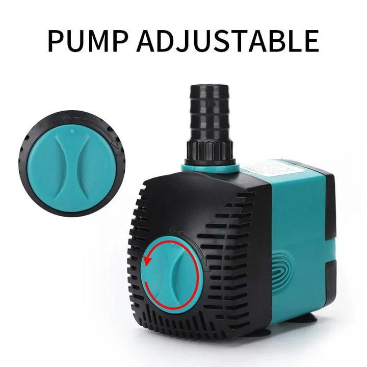 Ultra-Quiet 3-60W Submersible Water Fountain Pump Filter Fish Pond Aquarium Water Pump Tank Fountain EU US 220V-240V | Stornfield