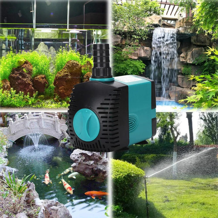 Ultra-Quiet 3-60W Submersible Water Fountain Pump Filter Fish Pond Aquarium Water Pump Tank Fountain EU US 220V-240V | Stornfield