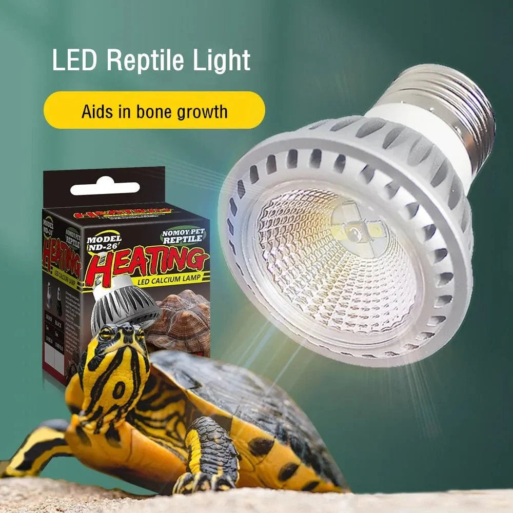 UVA + UVB LED Reptile Light Turtle Basking Platform Full Spectrum Sun Lamp Sunbathe Heat Lamp for Lizard Reptiles and Amphibians | Stornfield