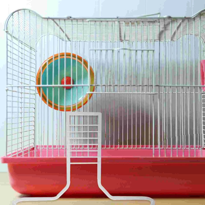 Metal Brackets Running Wheel Support Hamster Syrian Exercise White Iron Small Pet Stand | Stornfield