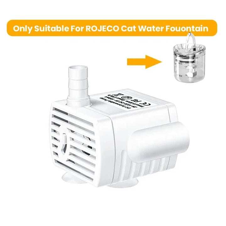 ROJECO Water Pump For Auto Cat Water Fountain Accessories Pet Drinking Fountain Water Pump For Cat Drinker Dispenser Replacement | Stornfield