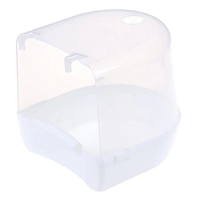 Hanging Bird Bath Cube Parrots Bathtub Bath Shower Box Cage Accessory for Little Bird Canary Budgerigar Cockatiel Lovebird Boxes | Stornfield