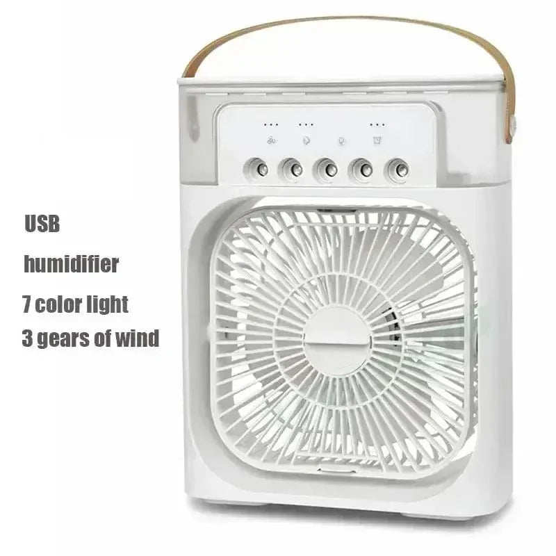 New 3 In 1 Fan Air Conditioner Household Mini Air Cooler LED Night Light Portable Humidifier Air Adjustment Fan Office Home Fan | Stornfield