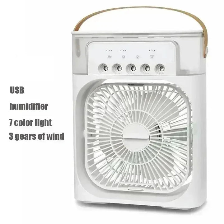 New 3 In 1 Fan Air Conditioner Household Mini Air Cooler LED Night Light Portable Humidifier Air Adjustment Fan Office Home Fan | Stornfield