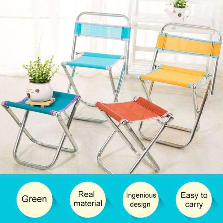 Stornfield | Chaises Extérieures Enfants Adultes Mobilier de Jardin Chaise de Plage Ultr légère Siège de Pêche Tabouret Fabriqué en Acier Inoxydable Chaise de Pique-nique Portable