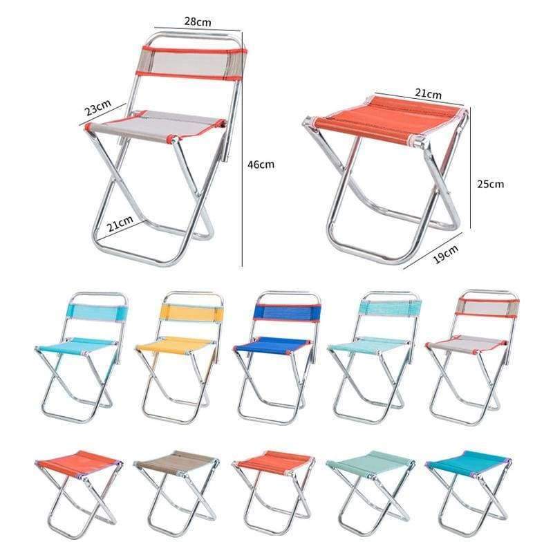 Stornfield | Chaises Extérieures Enfants Adultes Mobilier de Jardin Chaise de Plage Ultr légère Siège de Pêche Tabouret Fabriqué en Acier Inoxydable Chaise de Pique-nique Portable