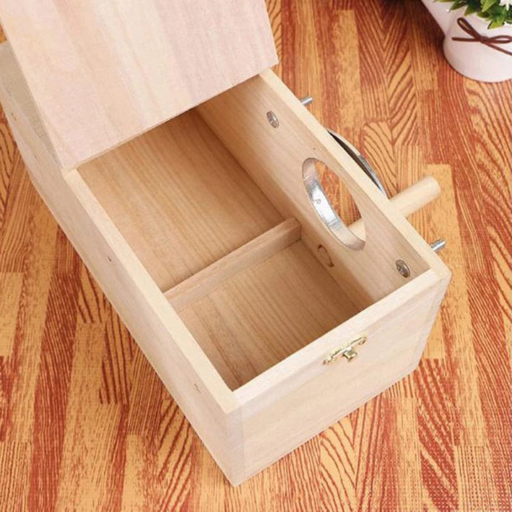 Wood Bird House Nest Birds Breeding Box Bird Parrot Breeding Decorative Cages Pet Accessories Home Balcony Decoration | Stornfield