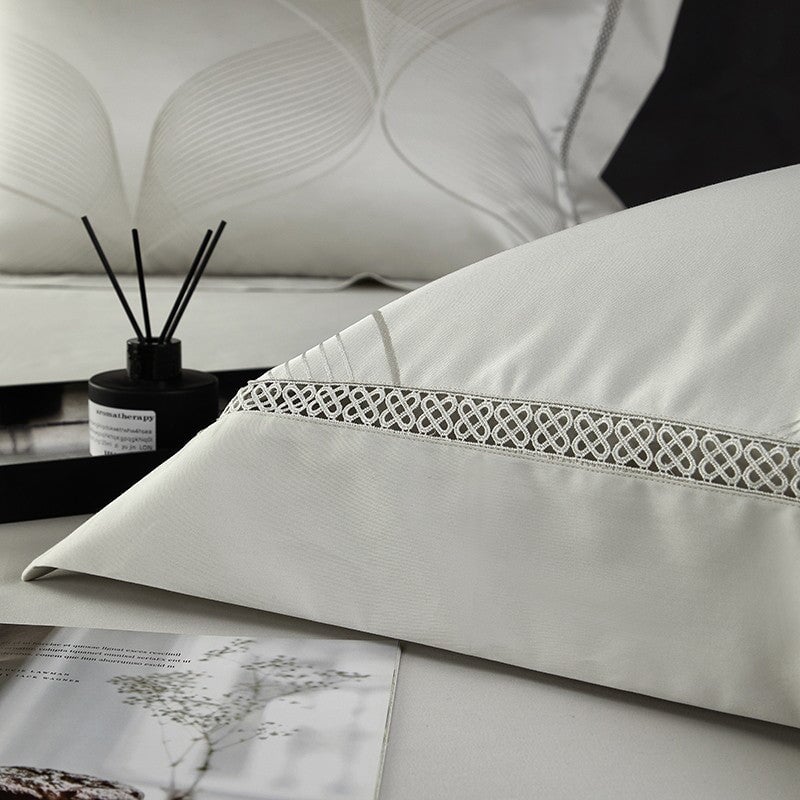 Platinum Luxury Duvet Cover Set – 1000 TC Cotton with Silky Satin Finish | Stornfield