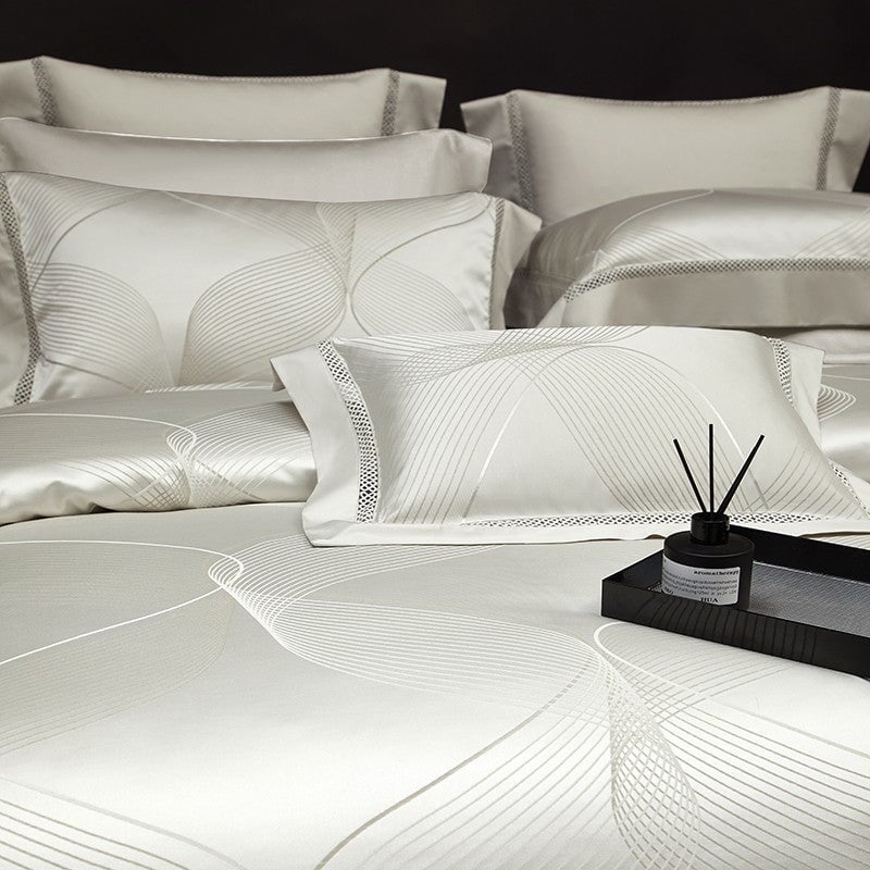 Platinum Luxury Duvet Cover Set – 1000 TC Cotton with Silky Satin Finish | Stornfield