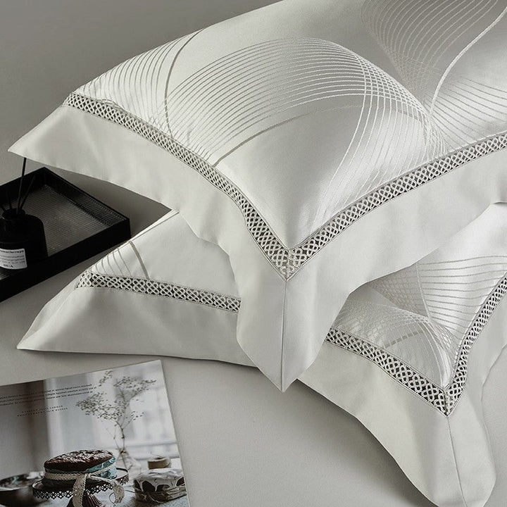 Platinum Luxury Duvet Cover Set – 1000 TC Cotton with Silky Satin Finish | Stornfield