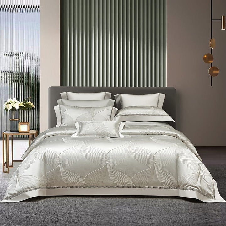 Platinum Luxury Duvet Cover Set – 1000 TC Cotton with Silky Satin Finish | Stornfield