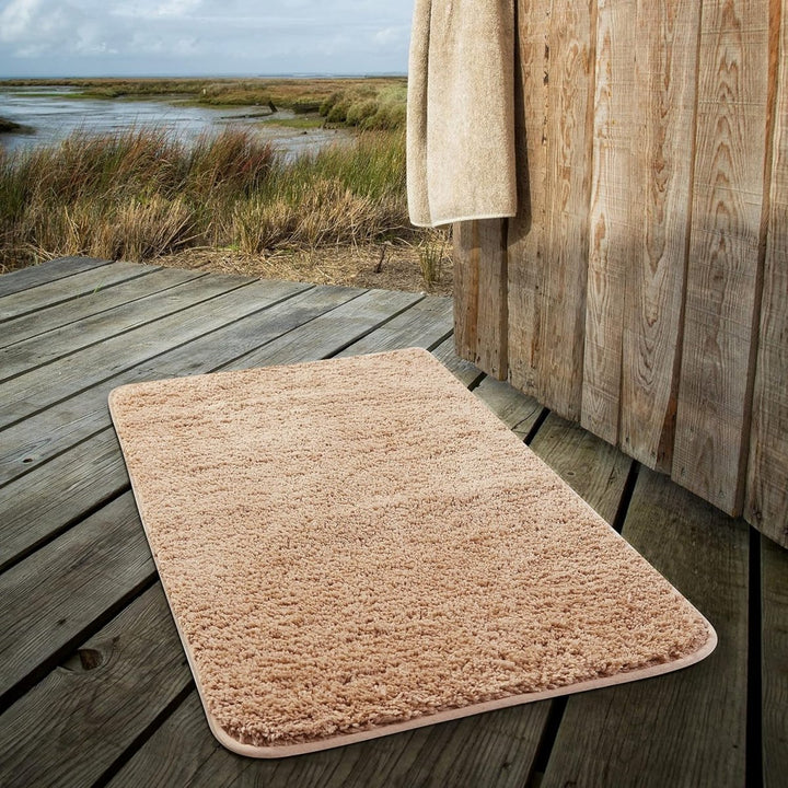 Stornfield | VeluSoft Plush Microfiber Bath Mat | Quick-Absorbing, Non-Slip Bathroom Rug for Comfort and Safety