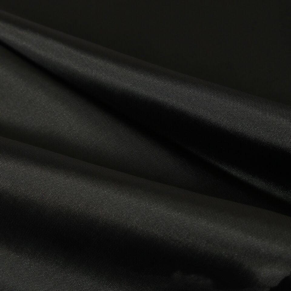 Stornfield | Waterproof Black Polyester Shower Curtain with Multiple Size Options