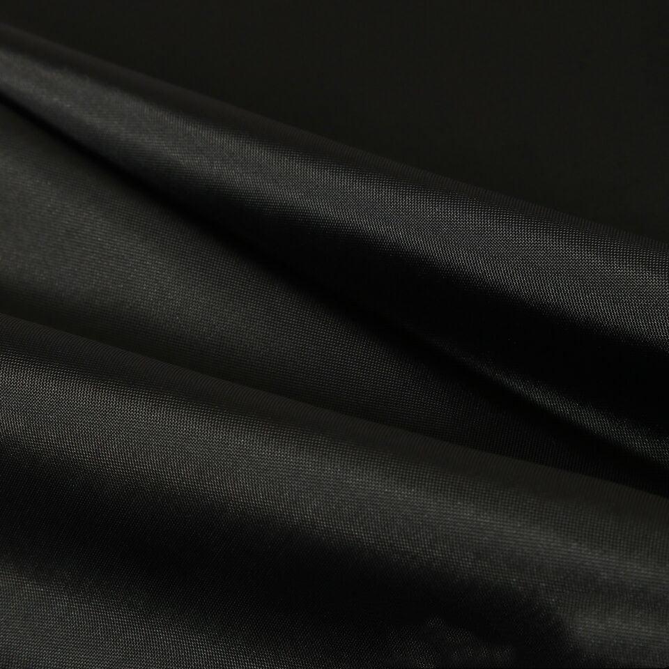 Stornfield | Waterproof black polyester shower curtain with various size options