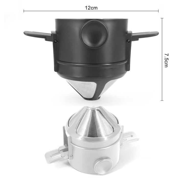 Portable Foldable Coffee Filter Stainless Steel Reusable Coffee Funnel | Stornfield