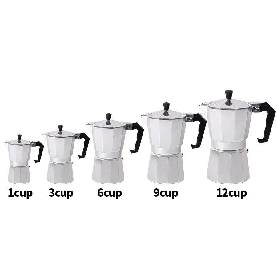 Portable Home Moka Pot Aluminum with Powder Percolator | Stornfield
