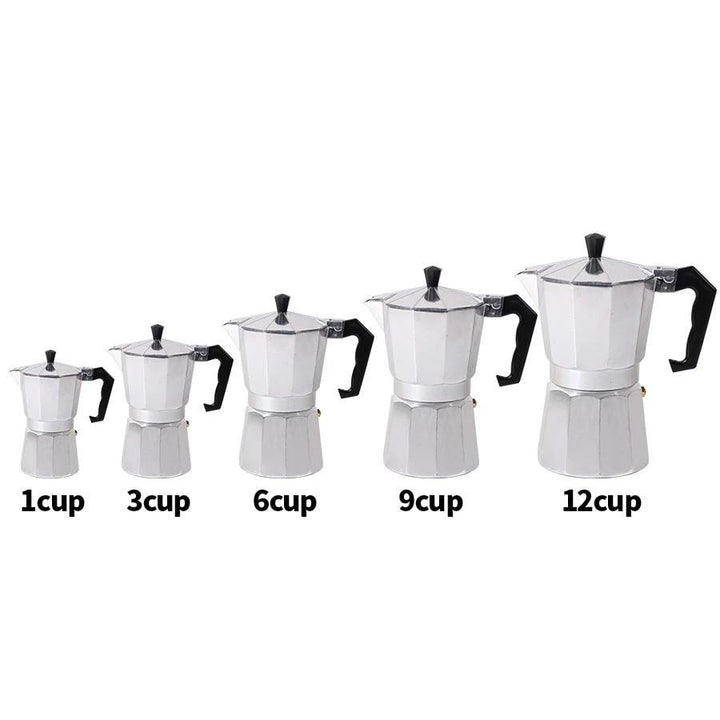 Portable Home Moka Pot Aluminum with Powder Percolator | Stornfield