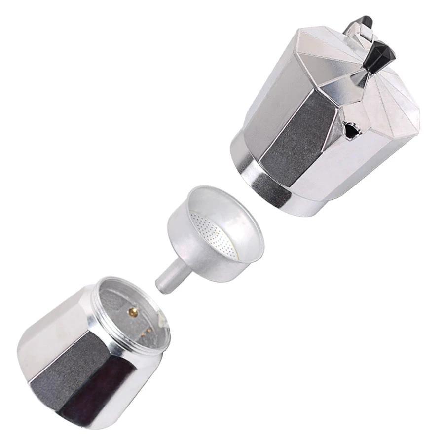 Portable Home Moka Pot Aluminum with Powder Percolator | Stornfield