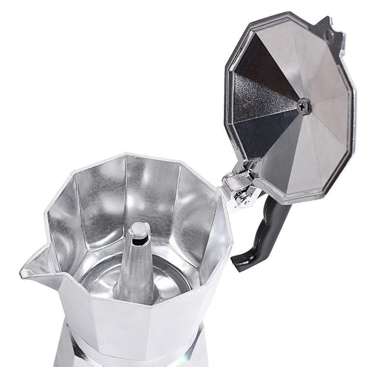 Portable Home Moka Pot Aluminum with Powder Percolator | Stornfield