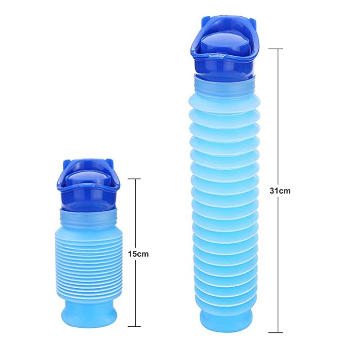 Stornfield | Mobile Urinal FlexRelief | Telescopic & Foldable | For Women & Children | 750 ml Capacity