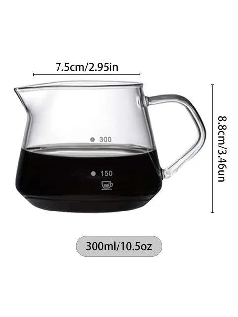 Pour Over Coffee Maker Set Glass Carafe Coffee with Glass Coffee Filter | Stornfield